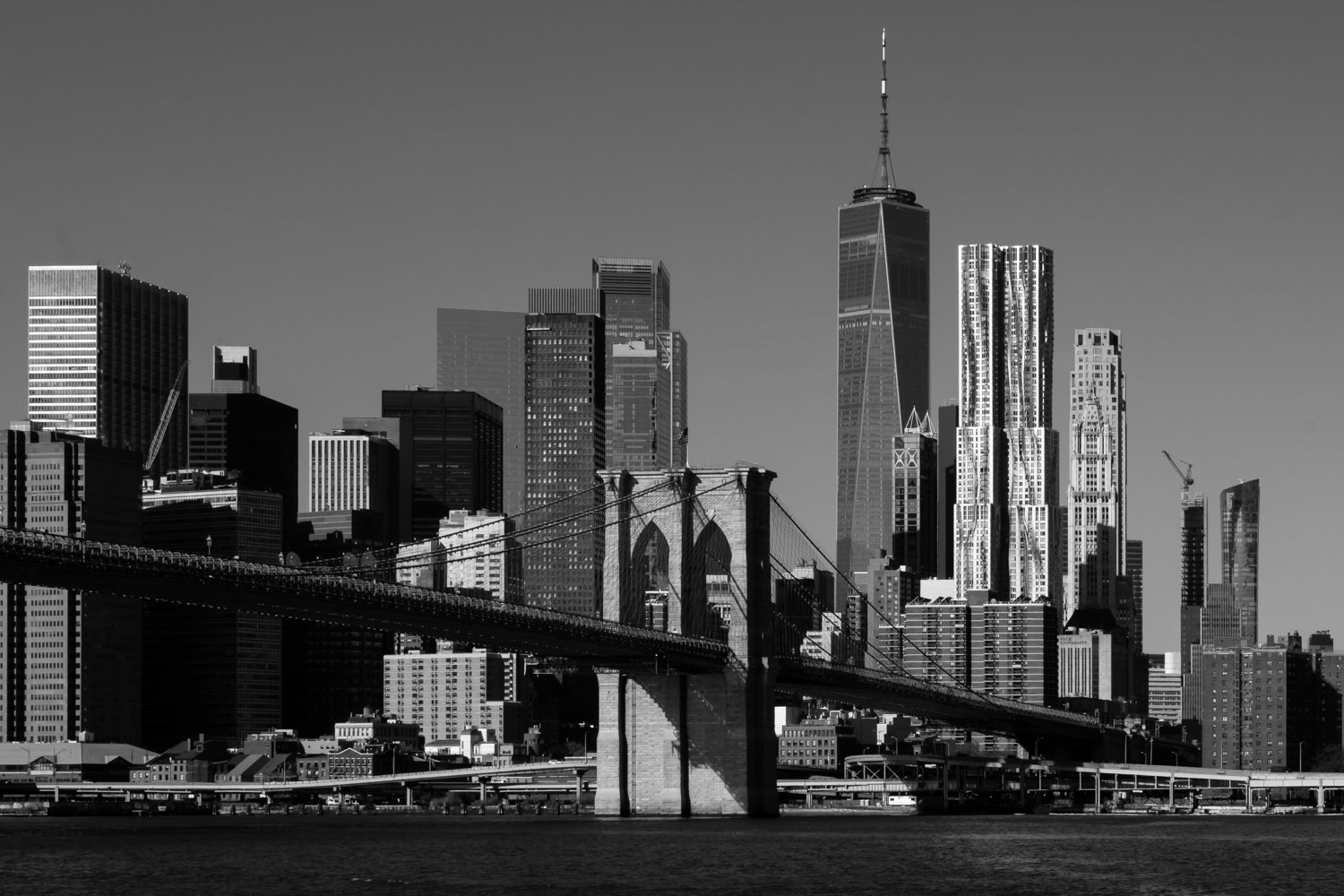 newyork skyline street view modern minimal usa